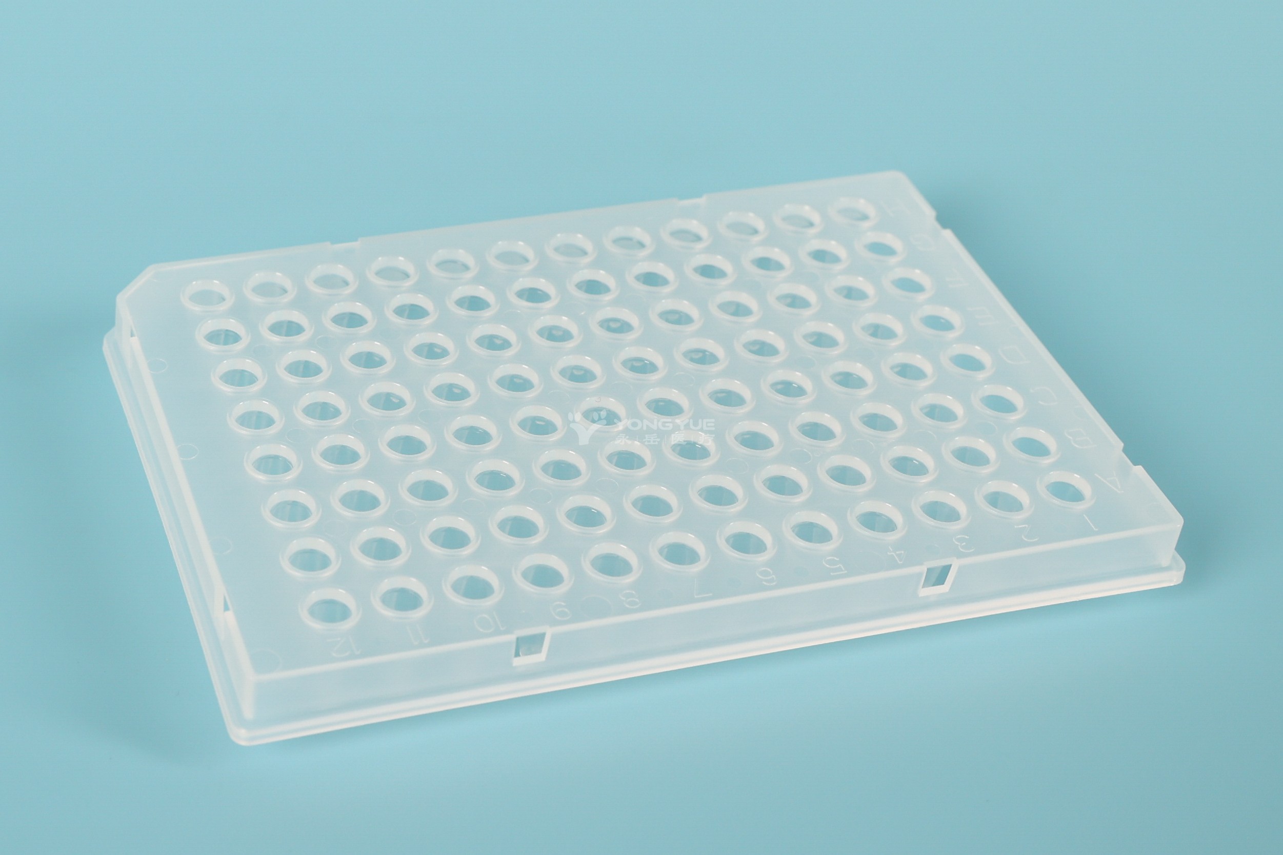 0.1ml 96孔PCR板半裙边 透明