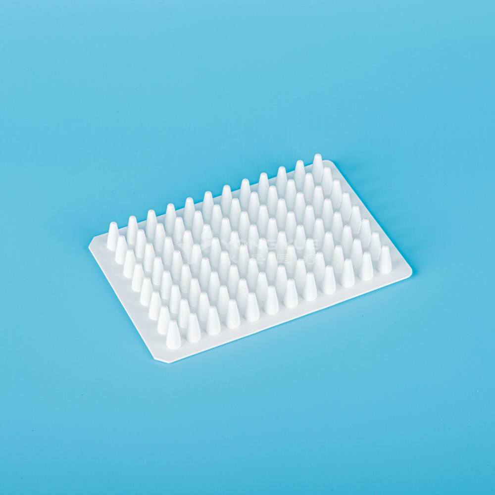 0.1ml 96孔PCR板 无裙边 白色